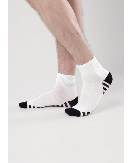 CLE Носки муж.К6525Л сделай громче хл+эл, белый