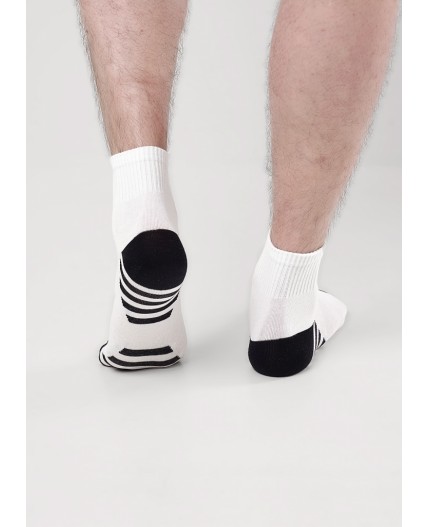 CLE Носки муж.К6525Л сделай громче хл+эл, белый