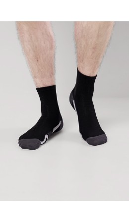 CLE Носки муж.К6526Л сделай громче хл+эл, чёрный