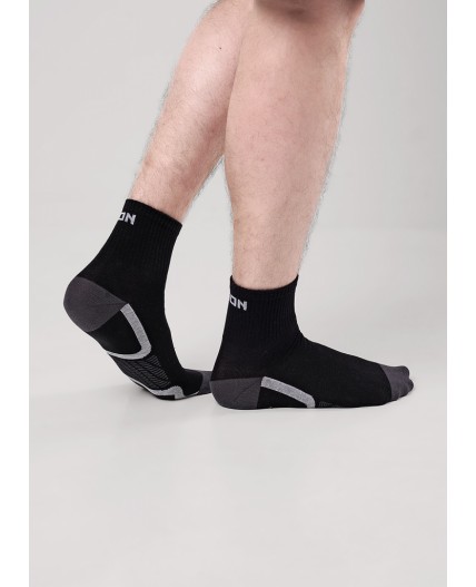 CLE Носки муж.К6526Л сделай громче хл+эл, чёрный