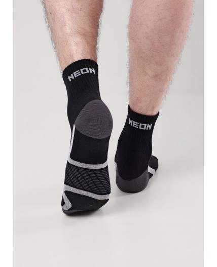 CLE Носки муж.К6526Л сделай громче хл+эл, чёрный