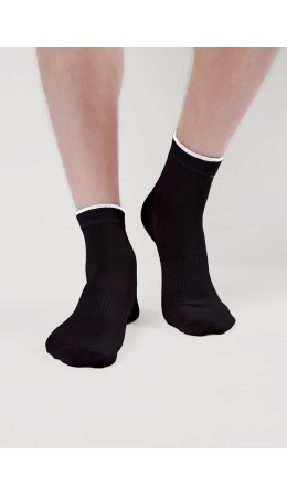 CLE Носки муж.К6527Л сделай громче хл+эл, чёрный