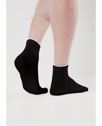 CLE Носки муж.К6527Л сделай громче хл+эл, чёрный