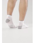 CLE Носки муж.К6528Л сетка хл+эл, белый