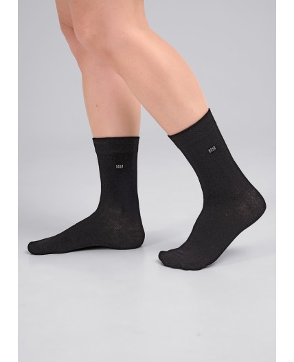 CLE Носки муж.Ш100Л шер+вискоз, чёрный