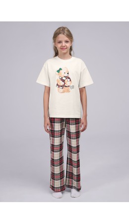 CLE Пижама дев. 749526/90кд_п, св.бежевый