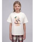 CLE Пижама дев. 749526/90кд_п, св.бежевый