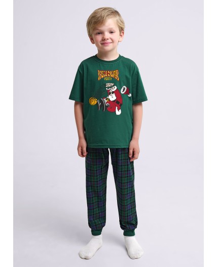 CLE Пижама мал. 749557/90кд_п, т.зелёный