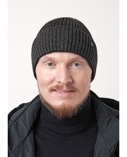 CLE Шапка 433885аш флис, хаки/чёрный