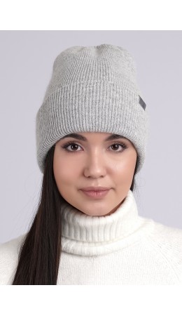 CLE Шапка 444106паш, меланж св.серый