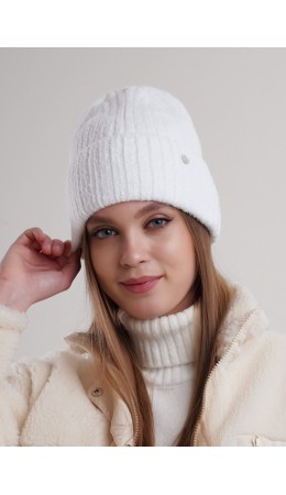 CLE Шапка 444249фэш флис, молочный