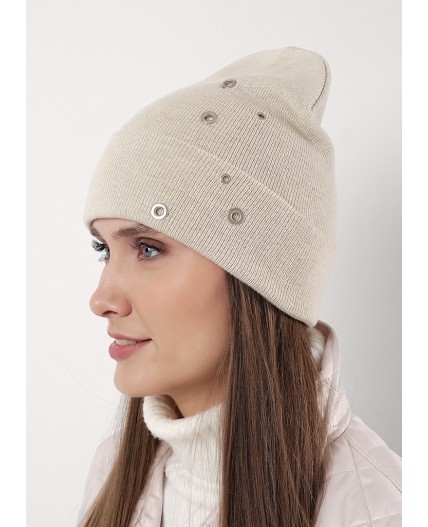 CLE Шапка 554301ха, меланж бежевый