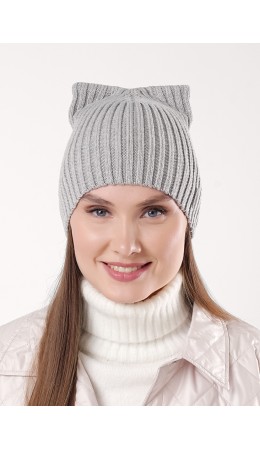 CLE Шапка 554355ха, меланж св.серый