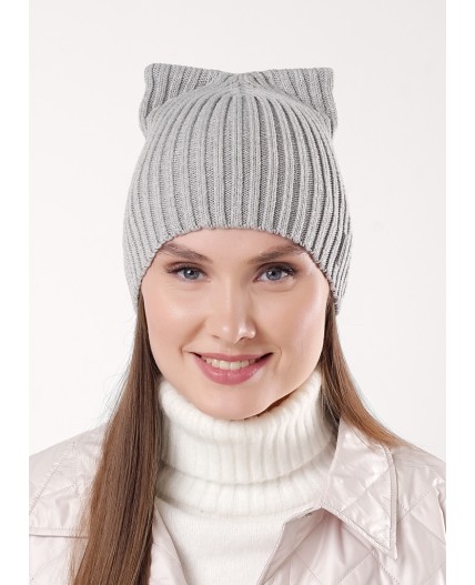 CLE Шапка 554355ха, меланж св.серый