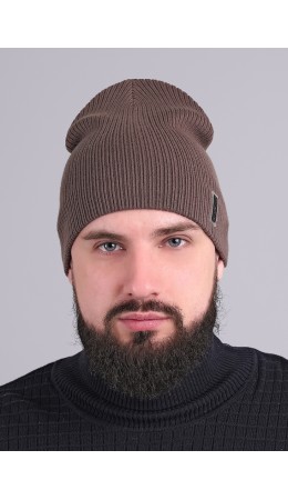 CLE Шапка 604093вн, т.коричневый