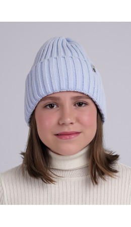 CLE Шапка дет. 444144ап флис, голубой