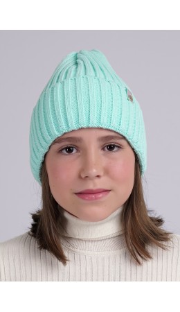 CLE Шапка дет. 444144ап флис, ментоловый