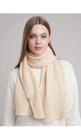 CLE Шарф 454443фэш, св.бежевый