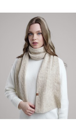 CLE Шарф 454511ап, св.бежевый