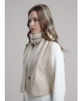 CLE Шарф 454511ап, св.бежевый