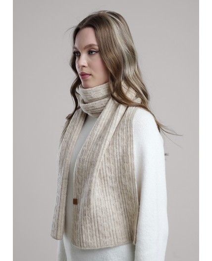CLE Шарф 454511ап, св.бежевый