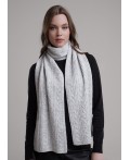 CLE Шарф 454511ап, меланж св.серый