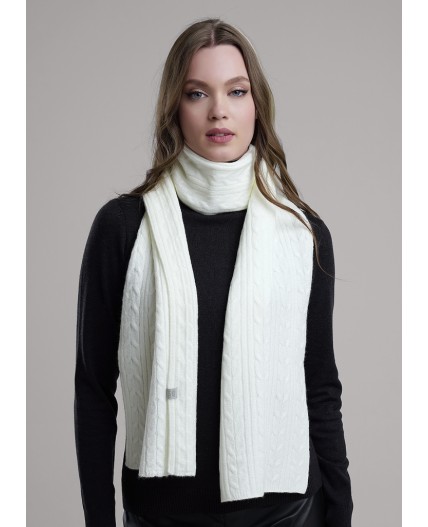 CLE Шарф 454511ап, молочный