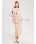 CLE Юбка жен. 157028/190ввэ, т.бежевый/св.бежевый