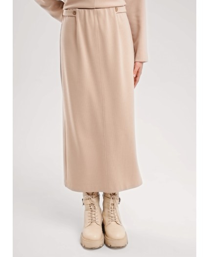 CLE Юбка жен. 157028/190ввэ, т.бежевый/св.бежевый