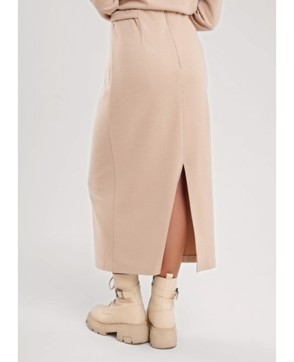 CLE Юбка жен. 157028/190ввэ, т.бежевый/св.бежевый