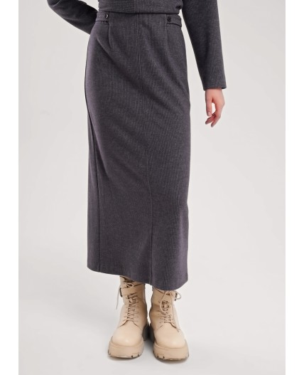 CLE Юбка жен. 157028/190ввэ, т.серый/серый