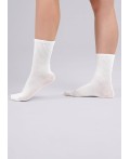 CLES Носки жен.L3002 market line хл+эл, белый