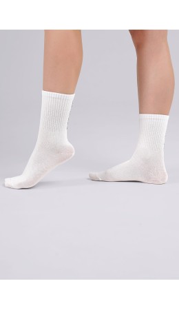 CLES Носки жен.L3002 market line хл+эл, белый