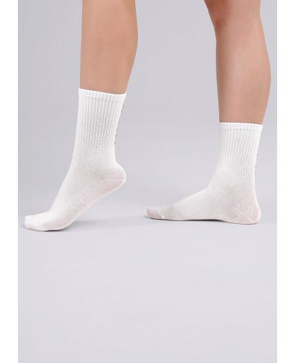 CLES Носки жен.L3002 market line хл+эл, белый