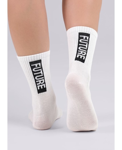 CLES Носки жен.L3002 market line хл+эл, белый