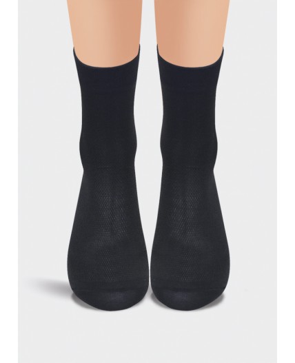 ЭЙС Носки муж.А30ш хл+па сетка, чёрный