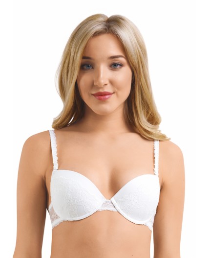 CLE LBR015pk Бюст ж.пуш-ап, белый