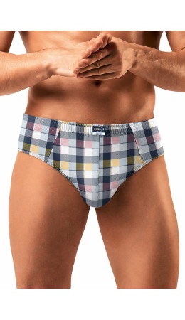 CLE MC420111 Трусы муж., белый/св.голубой