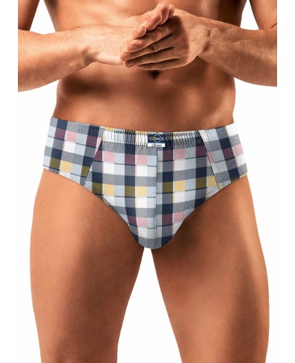 CLE MC420111 Трусы муж., белый/св.голубой