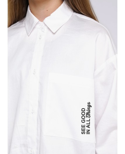 CLE Блузка дев. 732939/67пп_п, белый