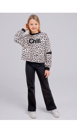 CLE Брюки дев. 846472/74у, чёрный