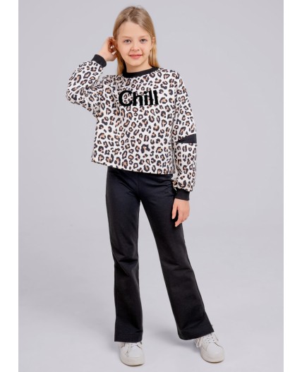 CLE Брюки дев. 846472/74у, чёрный