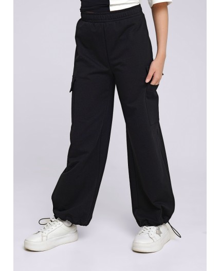 CLE Брюки дев. 846505/73а, чёрный