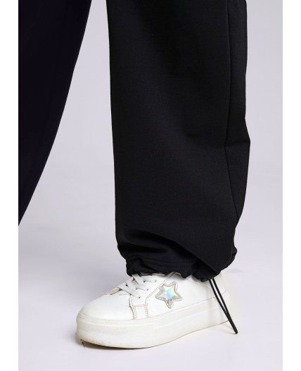 CLE Брюки дев. 846505/73а, чёрный