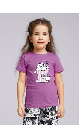 CLE Джемпер дев. 845495/71г_п2, т.розовый