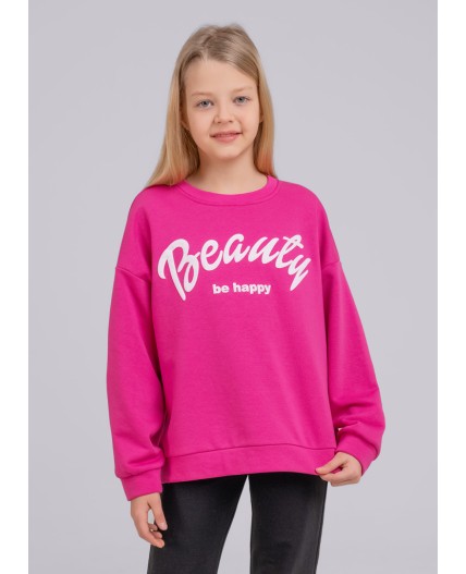 CLE Джемпер дев. 846493/74т_п, фуксиевый