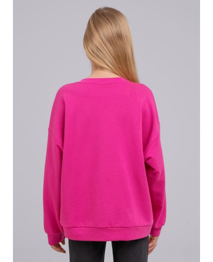 CLE Джемпер дев. 846493/74т_п, фуксиевый