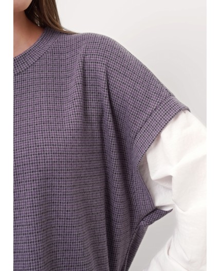 CLE Джемпер жен. 157000/186ввэ, серый/чёрный