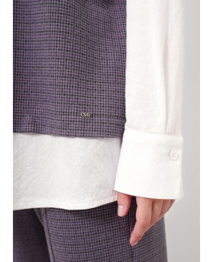 CLE Джемпер жен. 157000/186ввэ, серый/чёрный