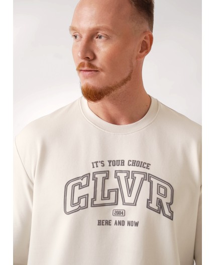 CLE Джемпер муж. 452587/02у_п, молочный